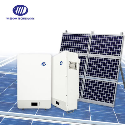 100AH 200AH 주거용 에너지 저장소 5kWh 10kWh 48V 전력 벽 차단