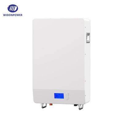 벽에 장착된 가정용 에너지 저장 배터리 6000 사이클 5kwh 태양 배터리